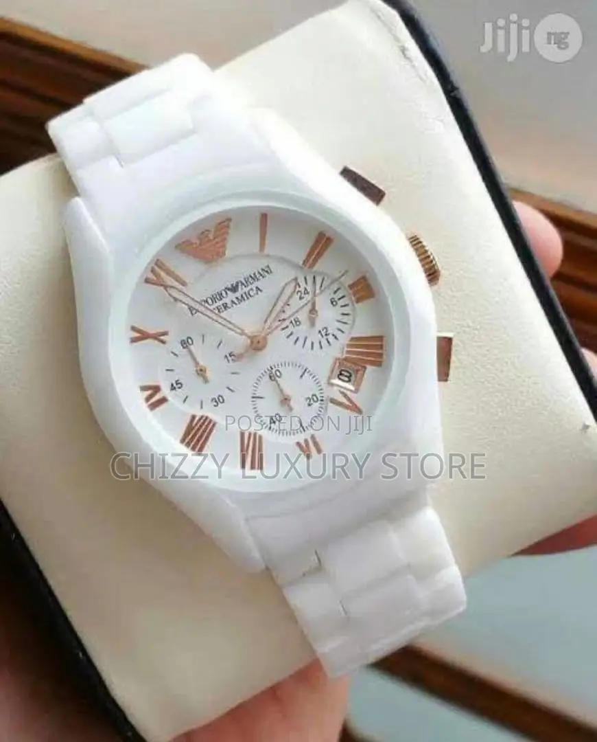Emporio Armani Quality Luxury Men Chain Strap Wristwatch