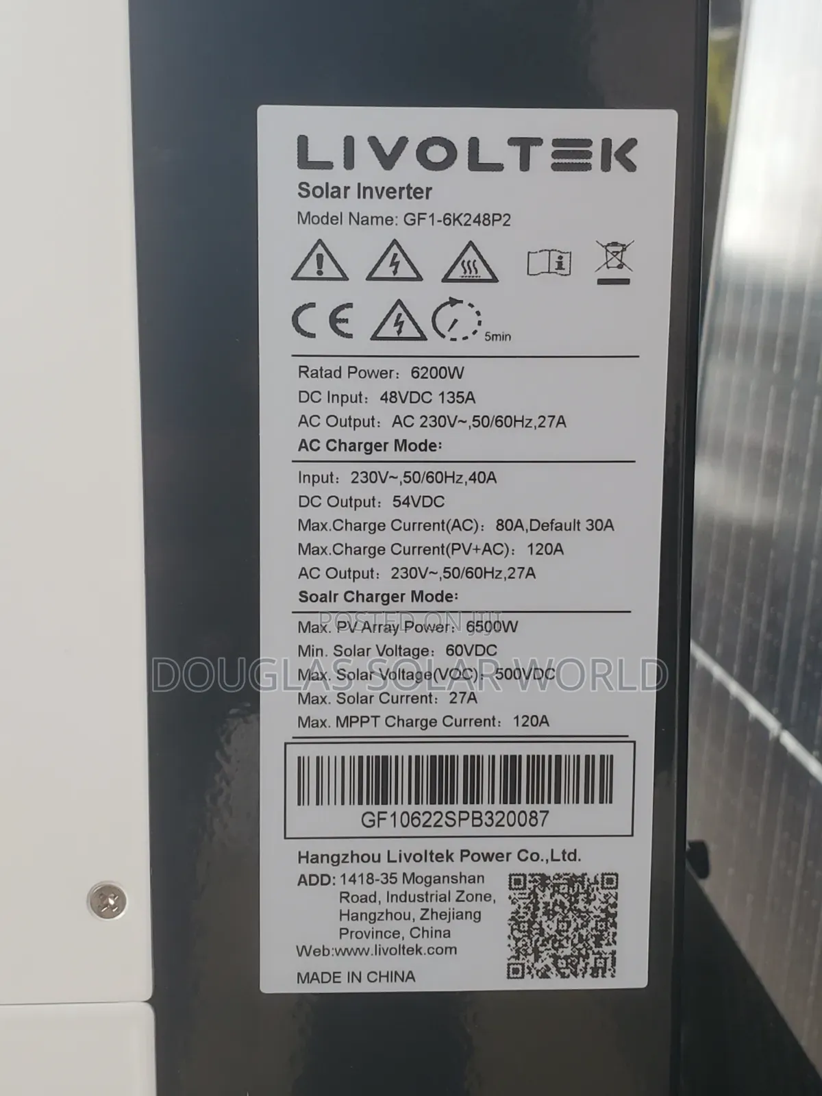 Livoltek 6.2kw/15kwh All-in-One Solar System (Solar Solution)