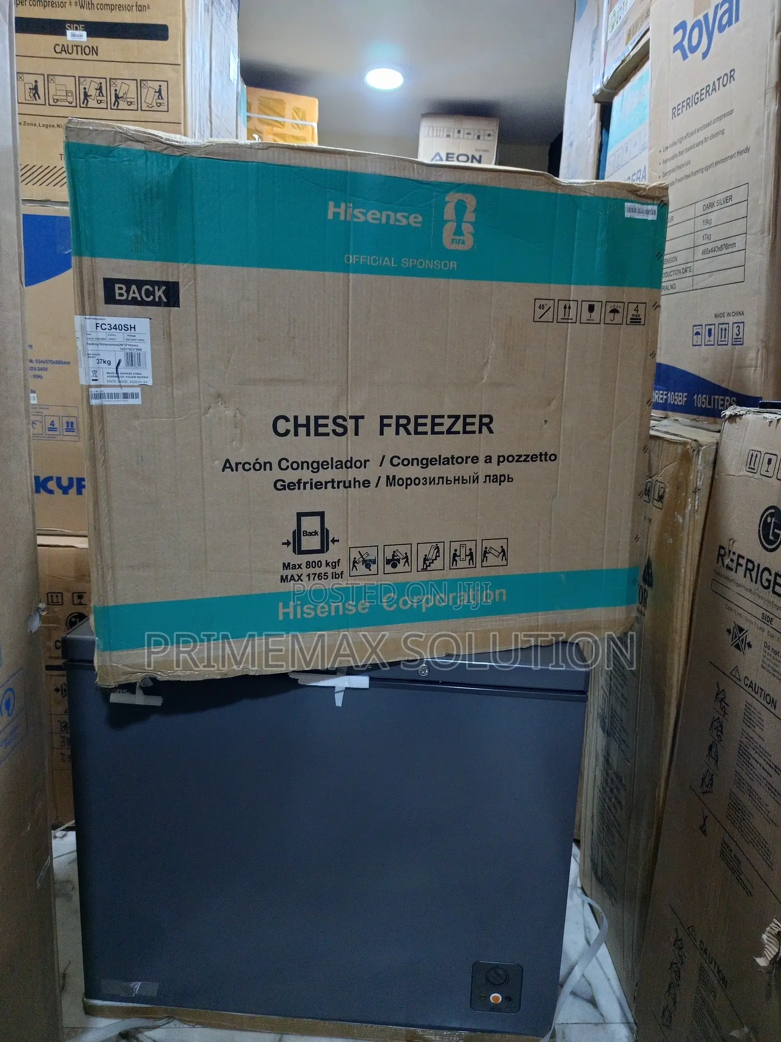 250 Liters of Pure Freezing Power – Hisense Fc340sh Delivers
