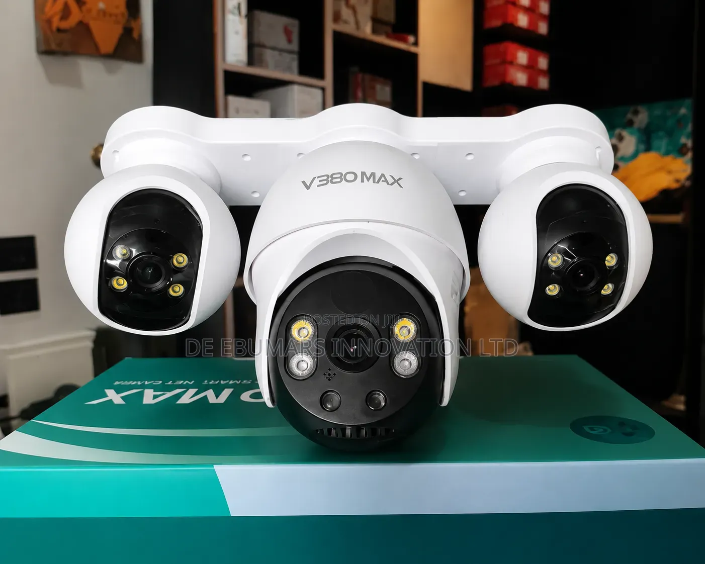 V380max Triple Lens Solar PTZ Camera