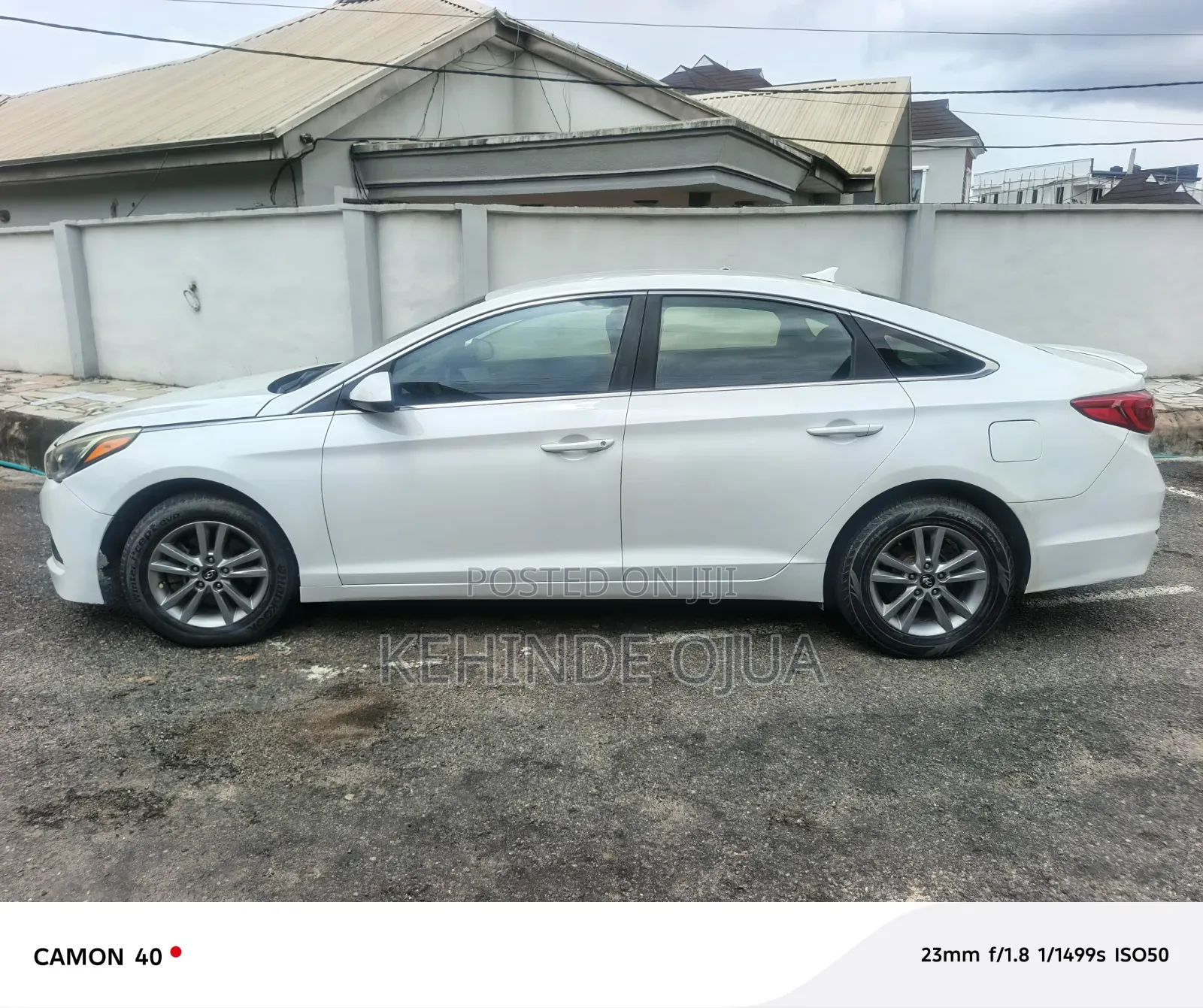 Hyundai Sonata Limited 4dr Sedan (2.4L 4cyl 6A) 2015 White