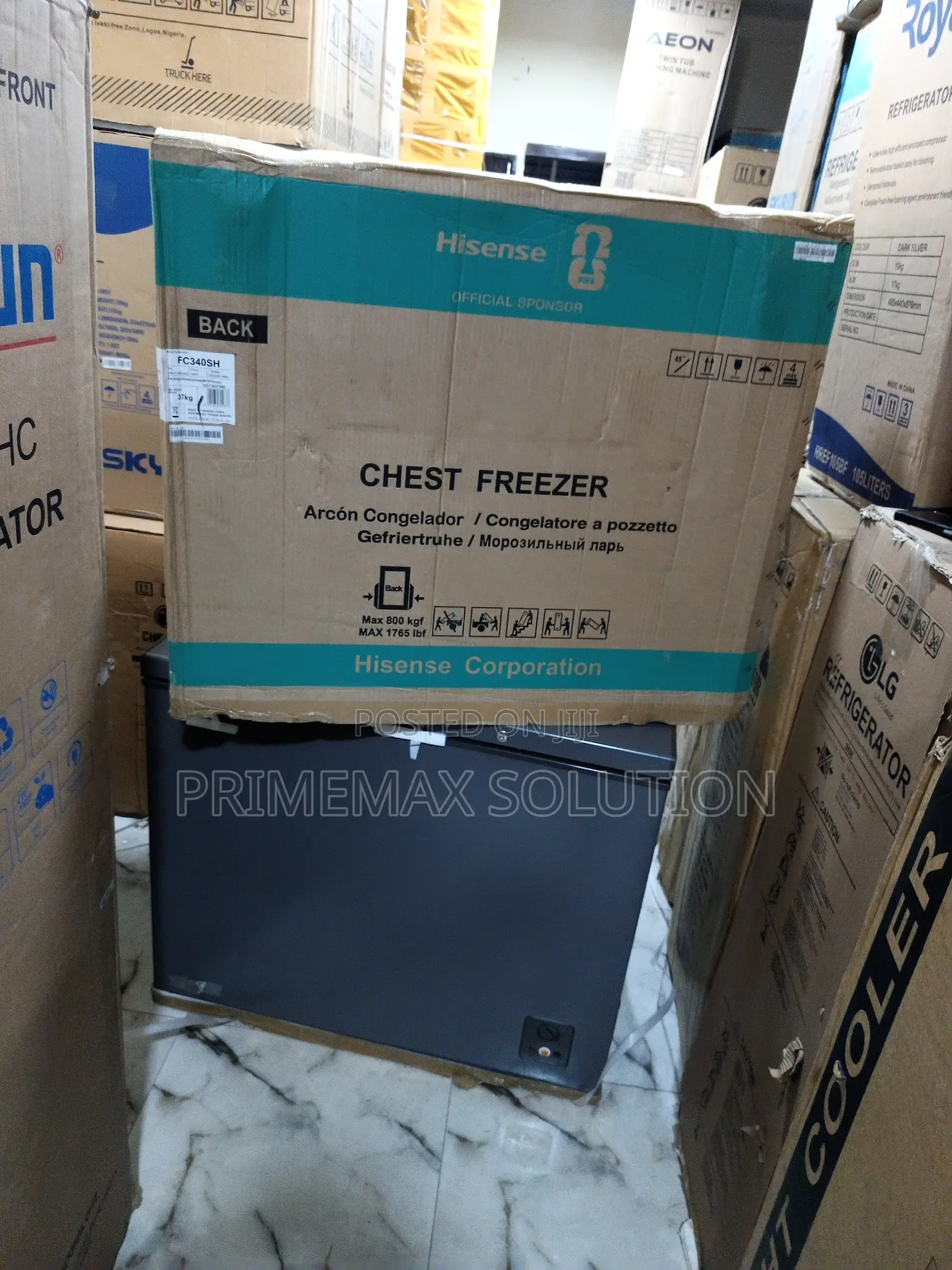 Silver Sensation: Hisense 250l Fast-Freeze Chest Freezer