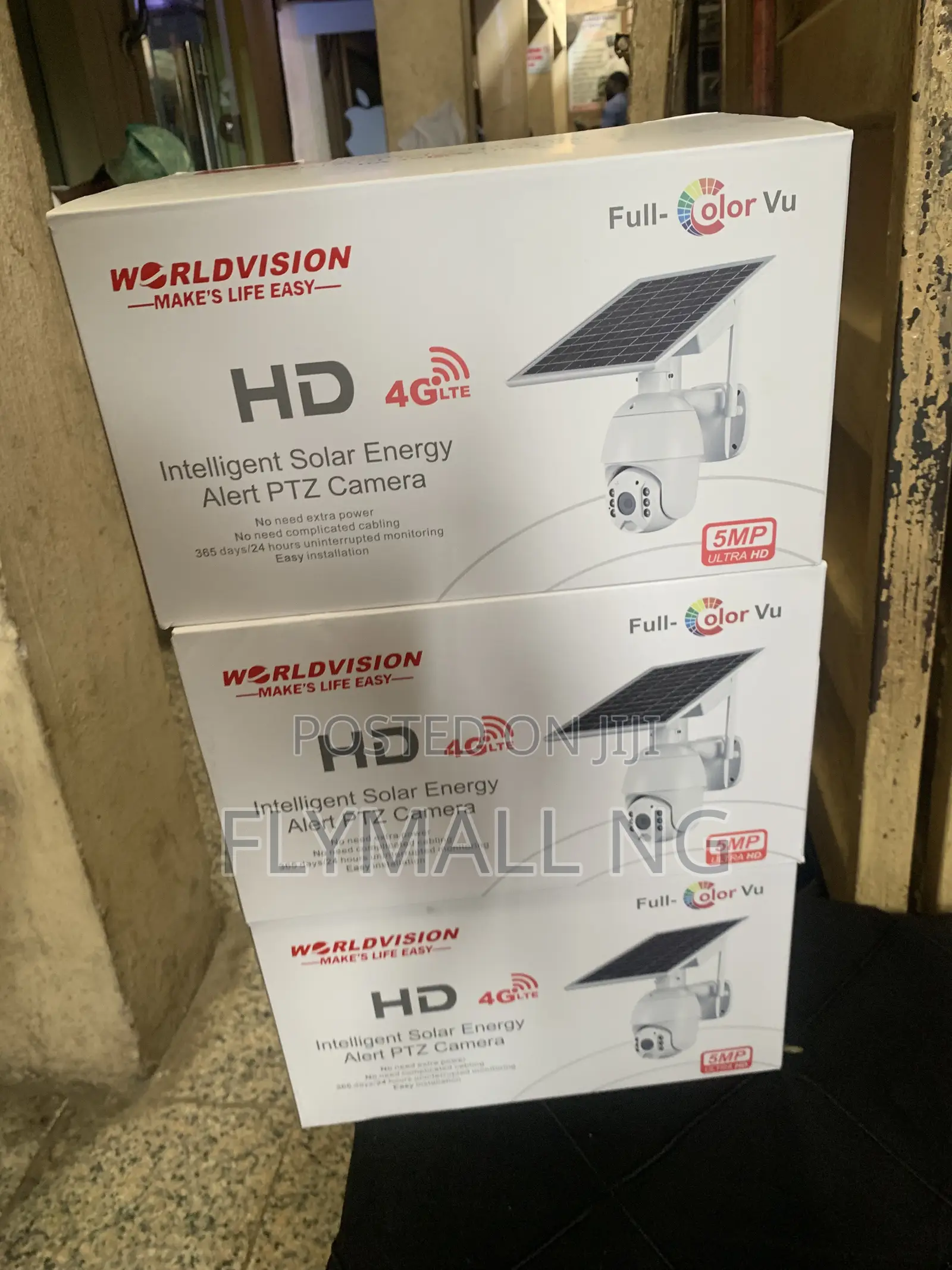 Worldvision 5mp Ultra Hd Intelligent Solar Energy Alert PTZ Camera