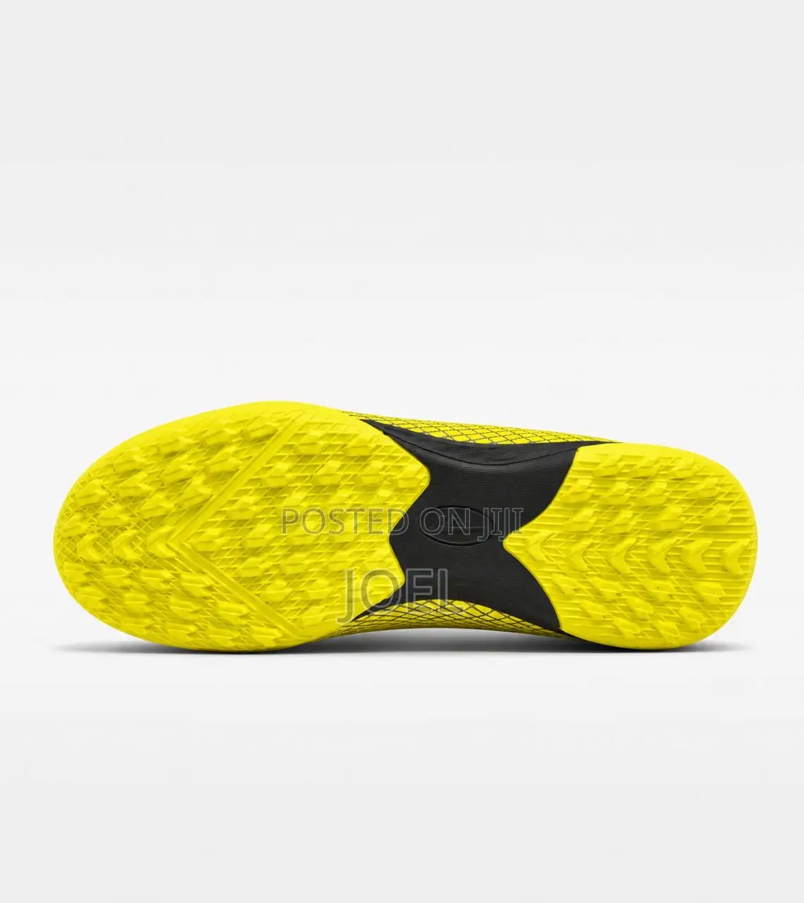 Warrior Neon Yellow and Orange Turf Soccer Shoes