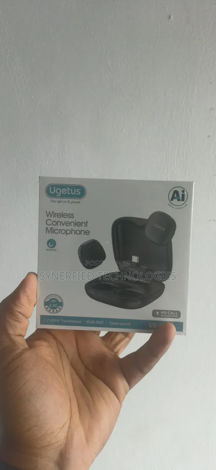 Lavalier Wireless Microphone Ai Noise Reduction and Cancellation