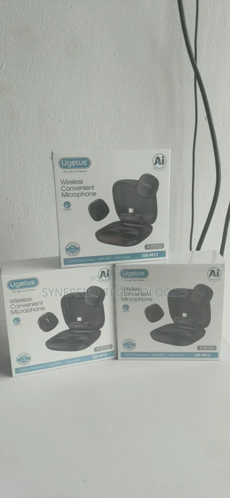 Lavalier Wireless Microphone Ai Noise Reduction and Cancellation