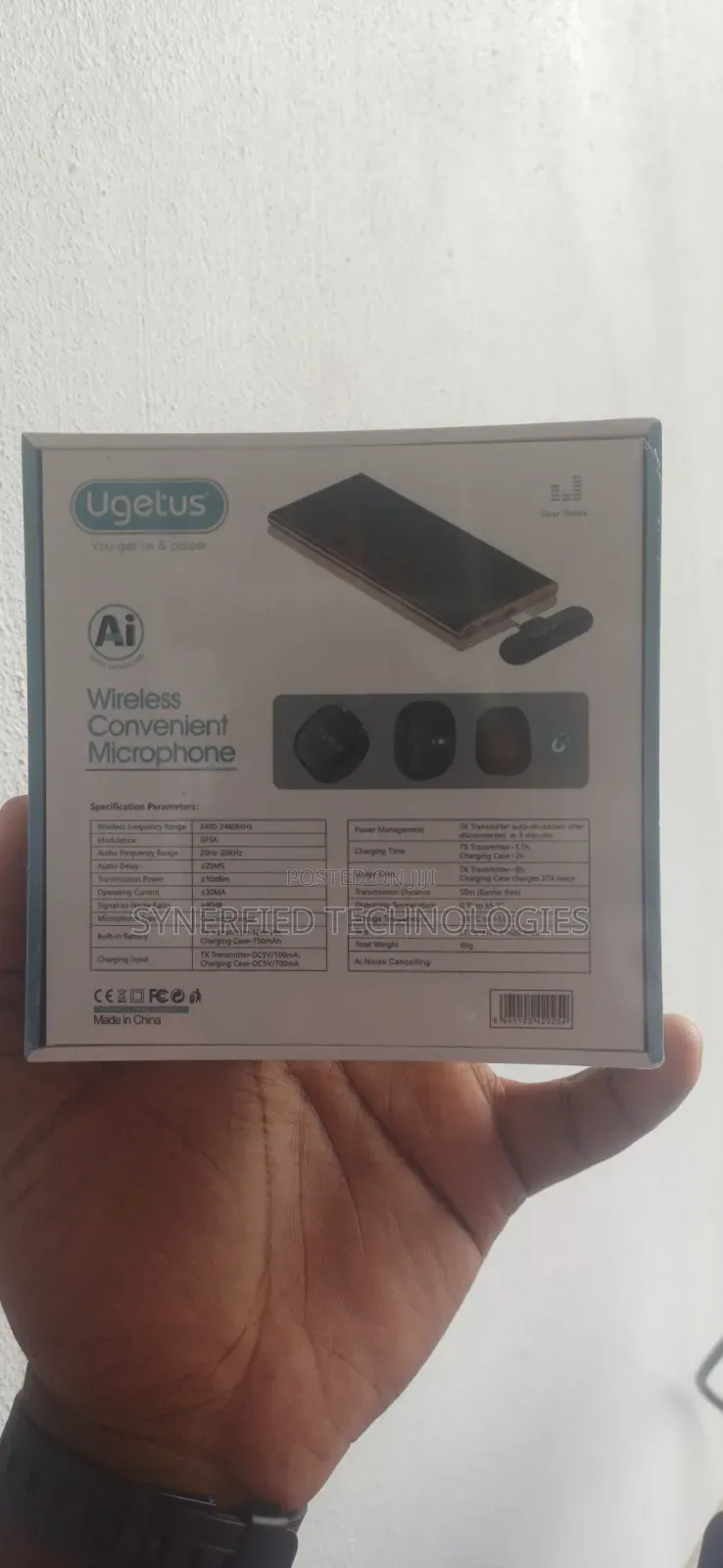 Lavalier Wireless Microphone Ai Noise Reduction and Cancellation