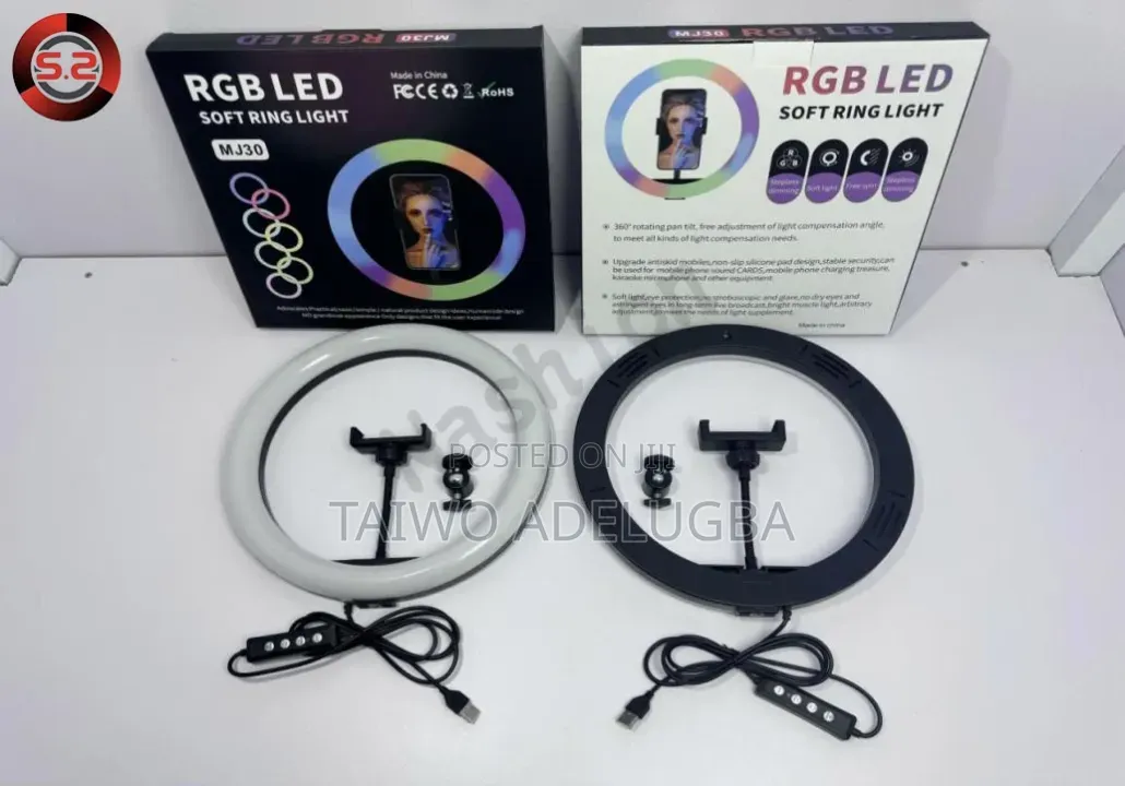18 Inches RGB Led Ring Light With Tripod