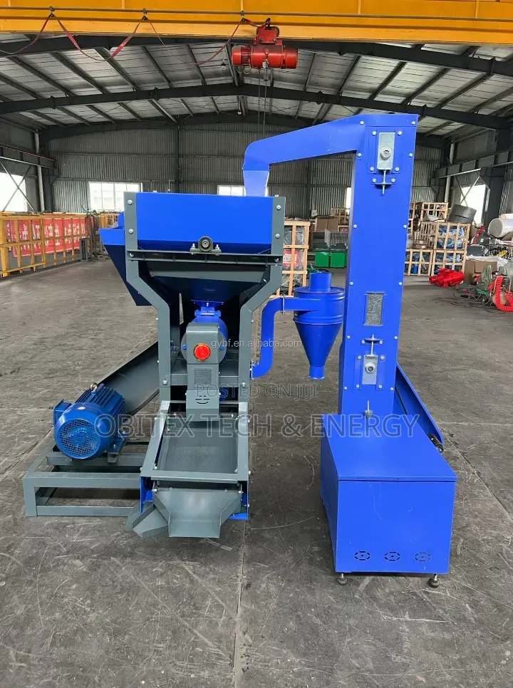 4-in-1 Automatic Rice Milling Machine 600kg/Hr With Elevator