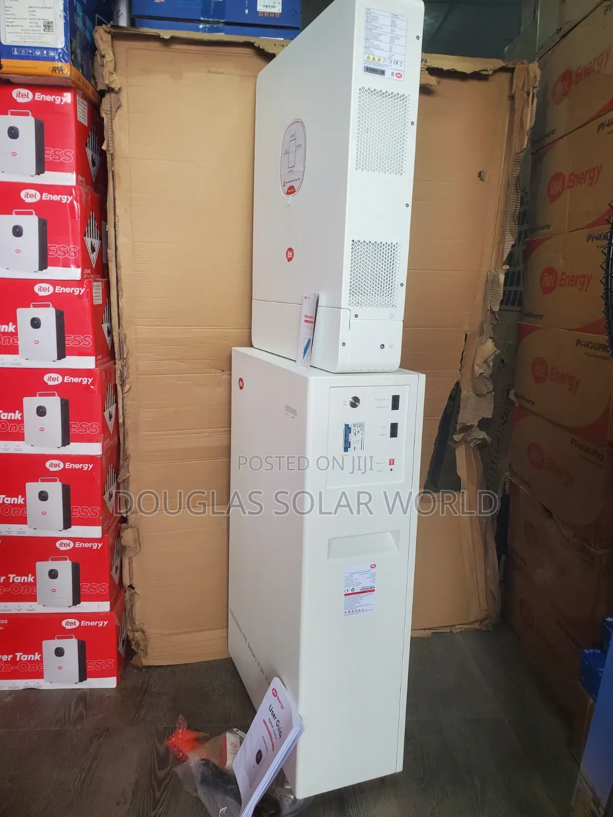 Itel 12kva Hybrid Inverter/16kwh Lithium Battery Solar System/Solution