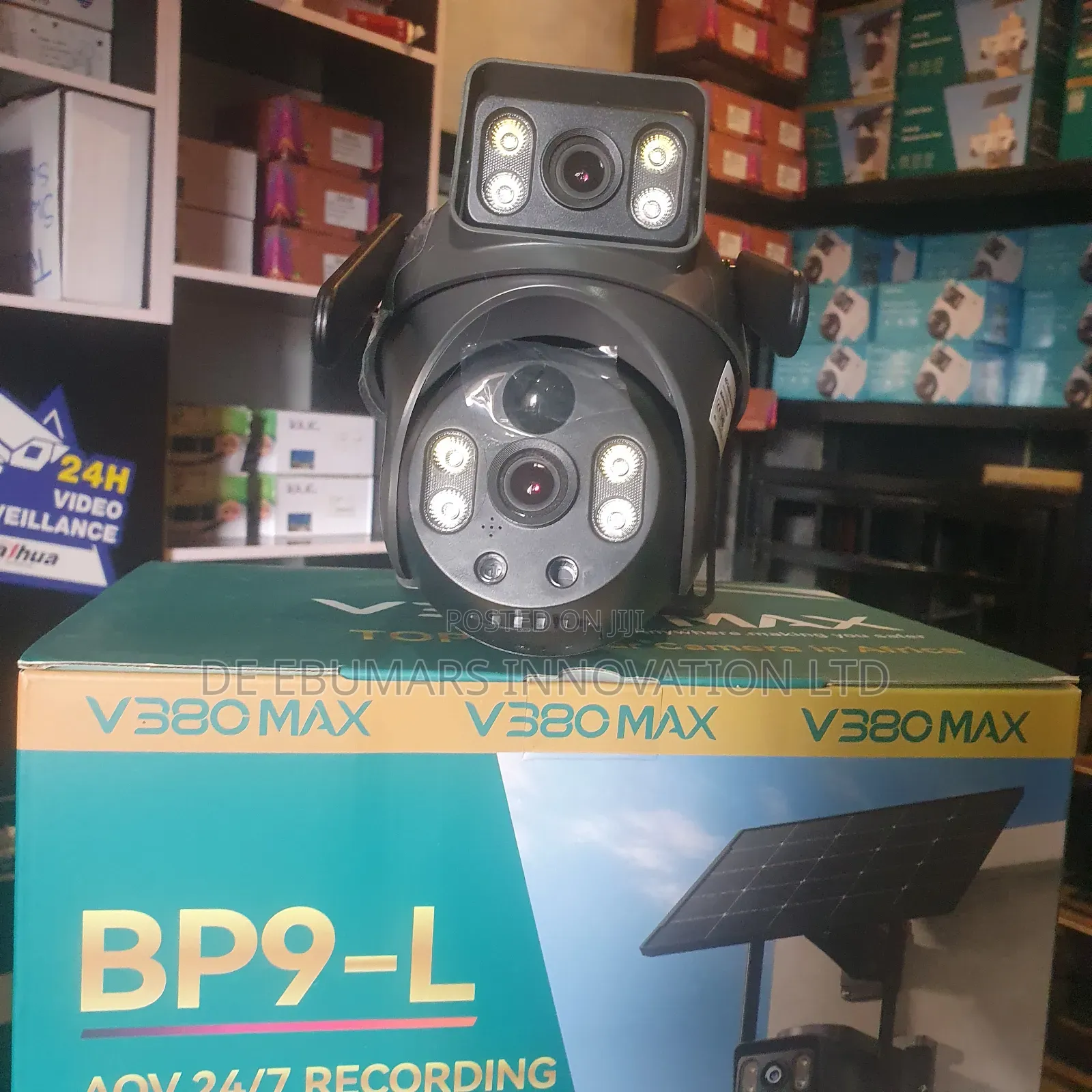 4g Dual Lens Solar PTZ Camera V380max