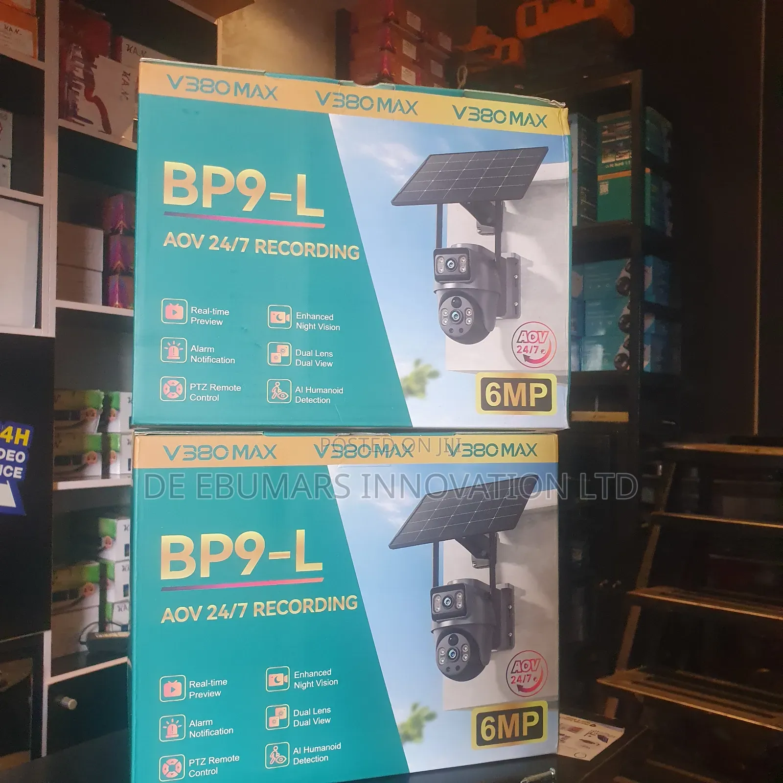 4g Dual Lens Solar PTZ Camera V380max
