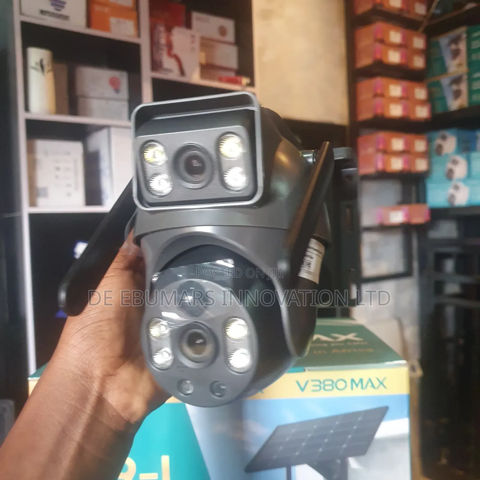 4g Dual Lens Solar PTZ Camera V380max