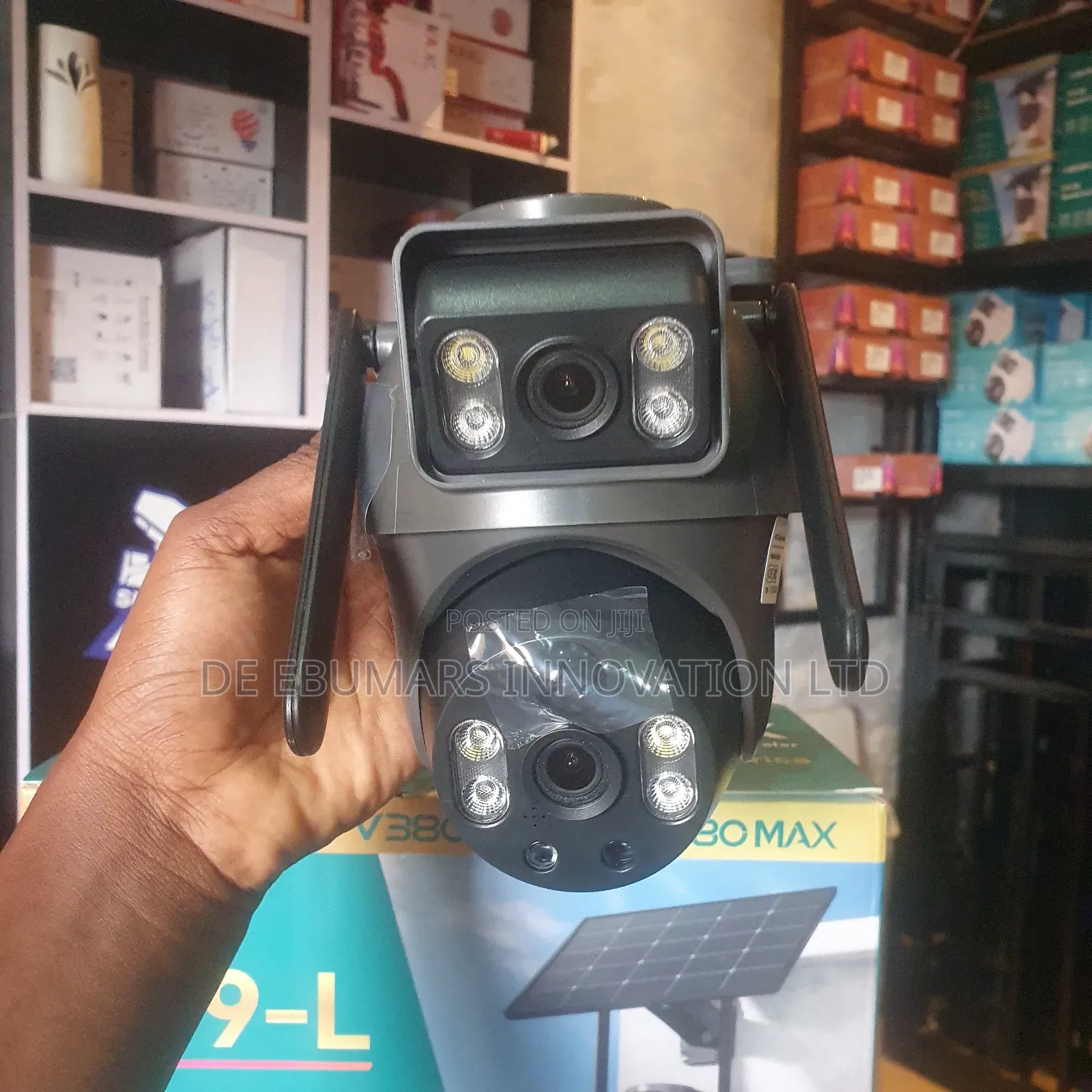 4g Dual Lens Solar PTZ Camera V380max