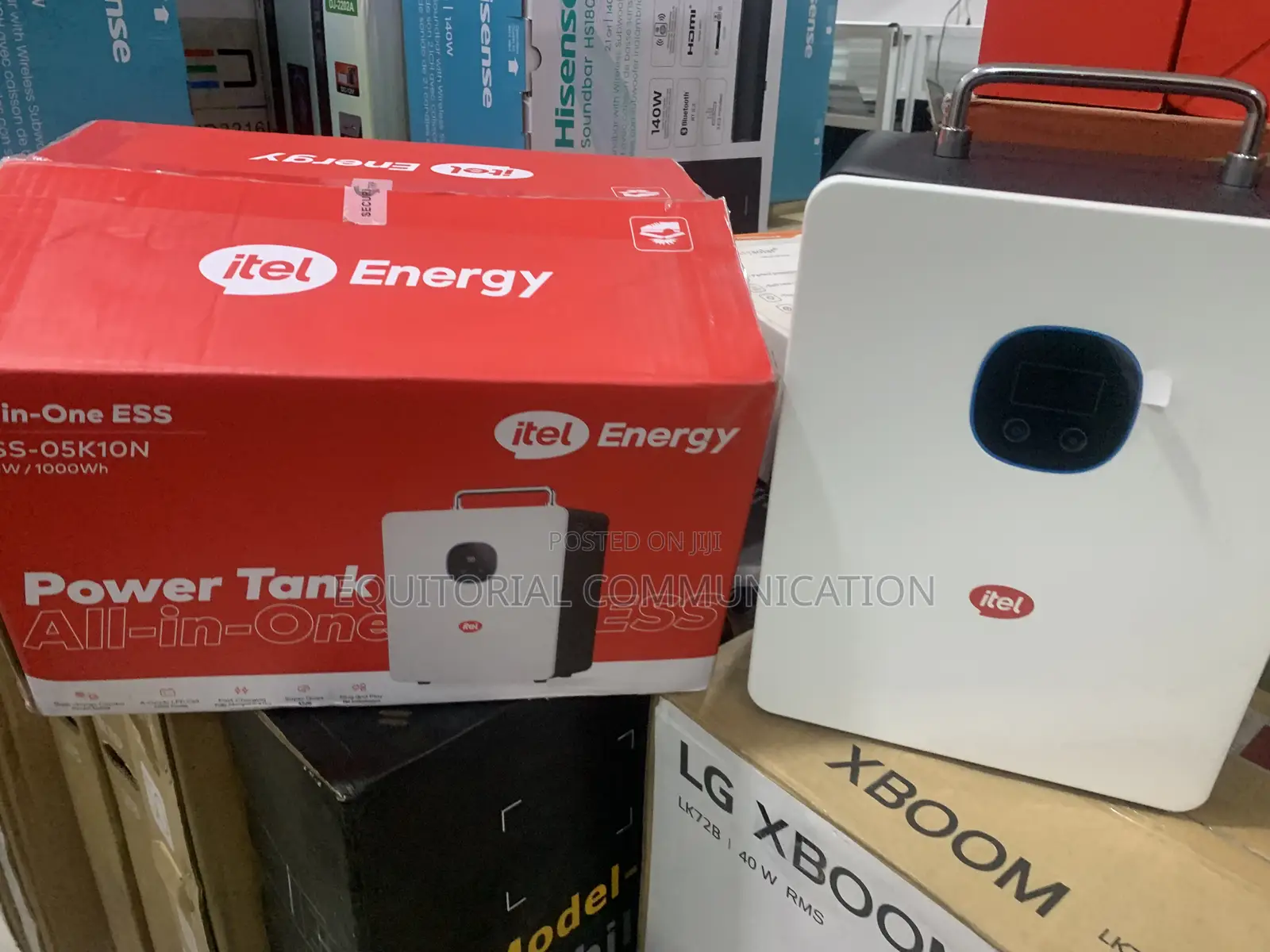 Itel Iess-05k10n Solar Generator With 1kwh Battery Backup for Home And