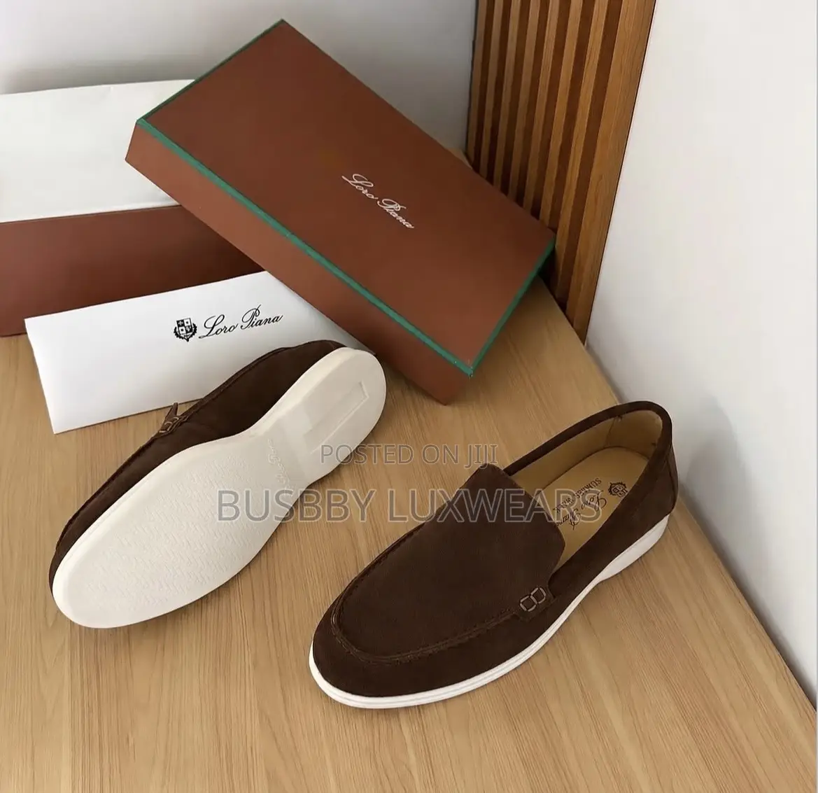 Loro Piana Summer Walk Suede Loafers