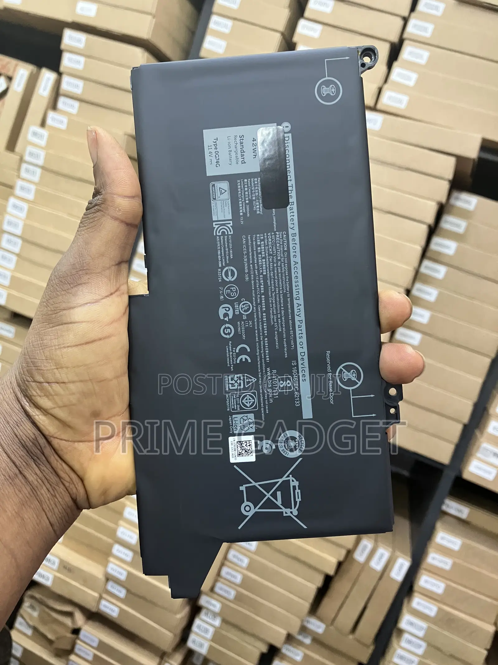 0g74g for Dell Latitude 5300 5310 7300 7400 Series