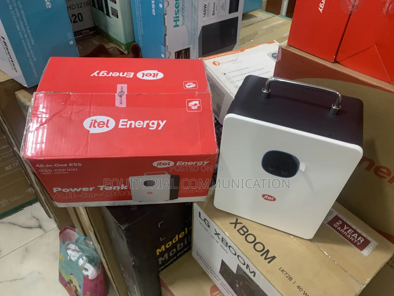 Itel 500w Solar Energy Storage System With 1000wh Rechargeable Lithium