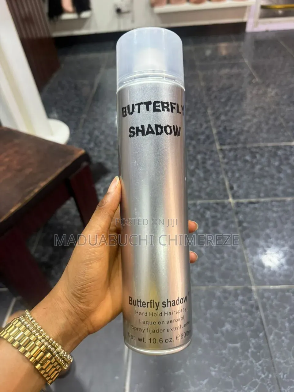 Butterfly Shadow Hair Spray