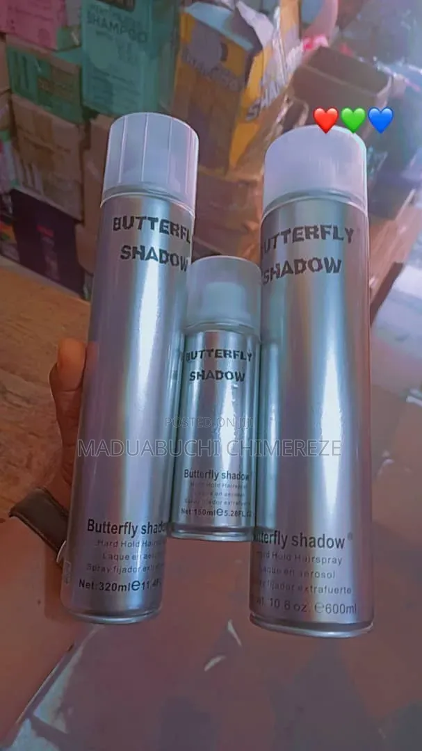 Butterfly Shadow Hair Spray