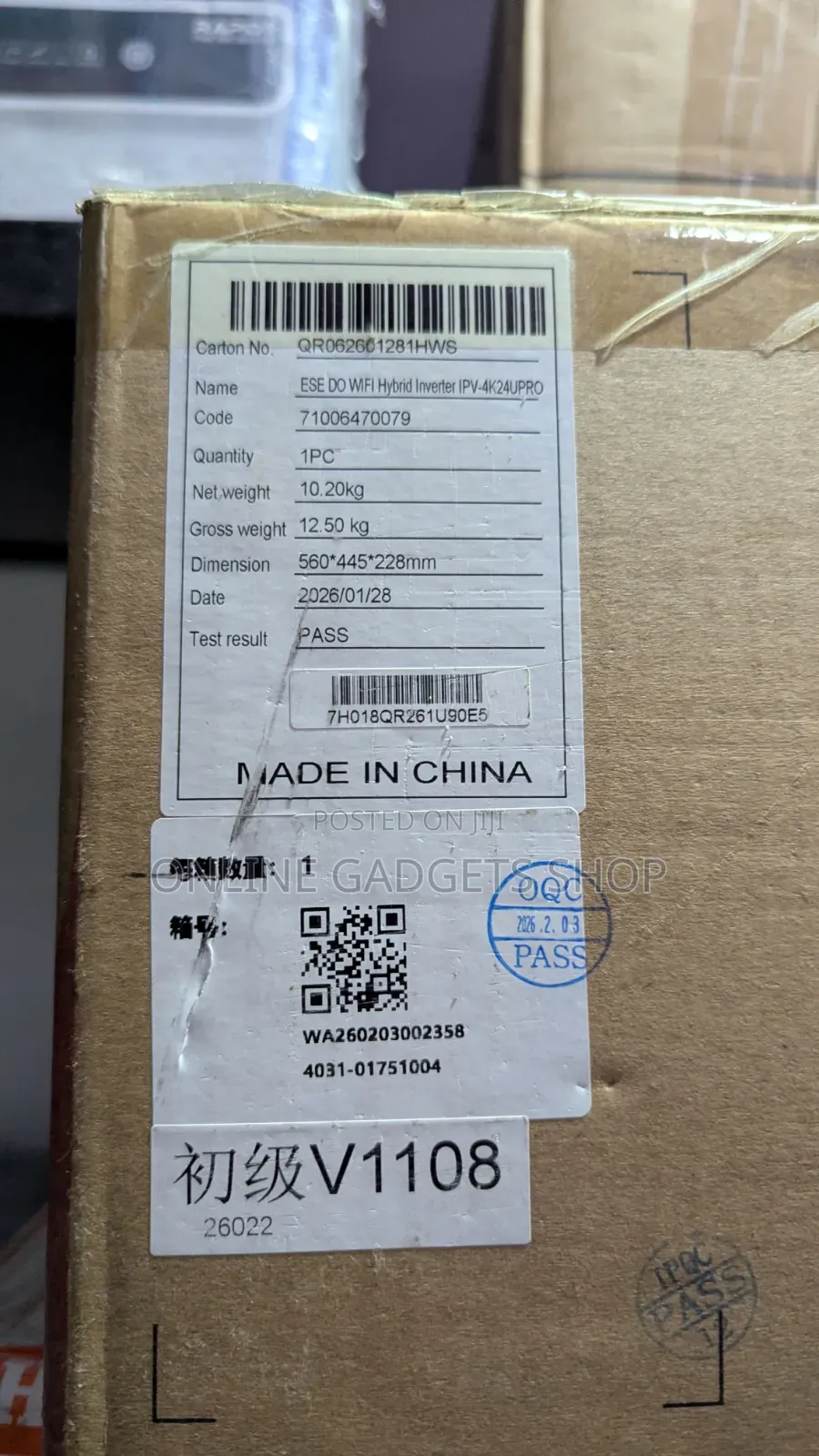Itel 4kva 24v Hybrid Inverter