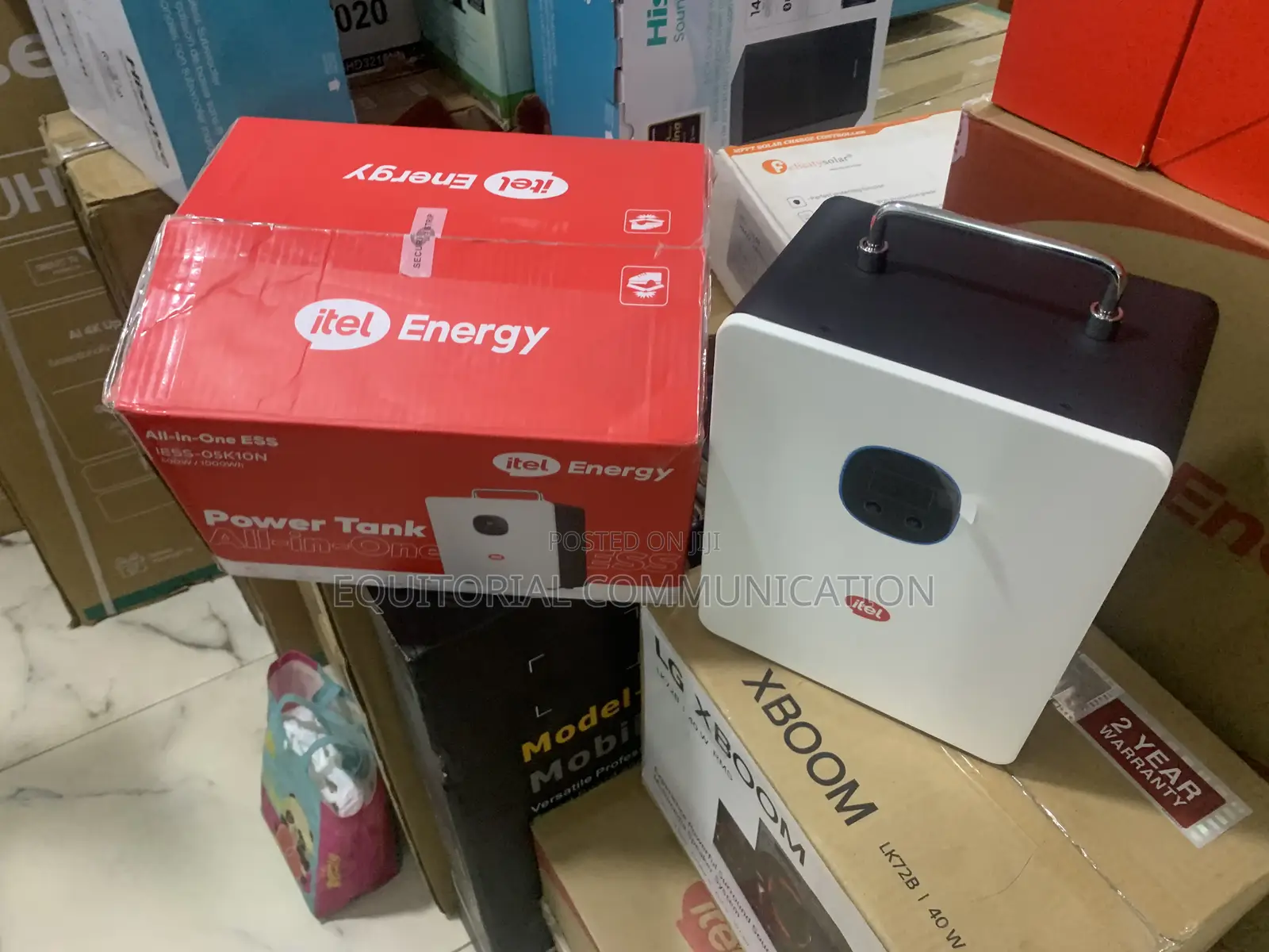 Itel Iess-05k10n Portable Solar Generator for Tvs, Fans, Routers, And