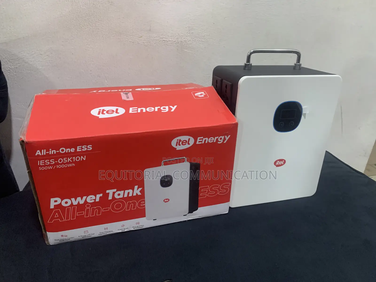Itel Iess-05k10n Portable Solar Generator for Tvs, Fans, Routers, And