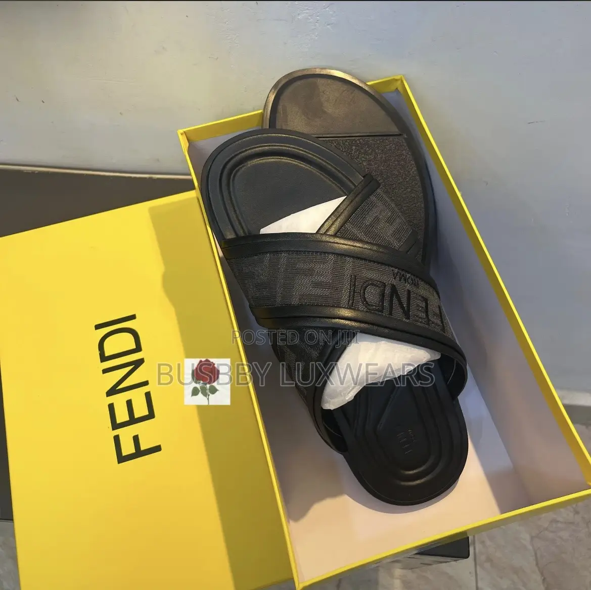 Fendi Roma Original Slippers for Men