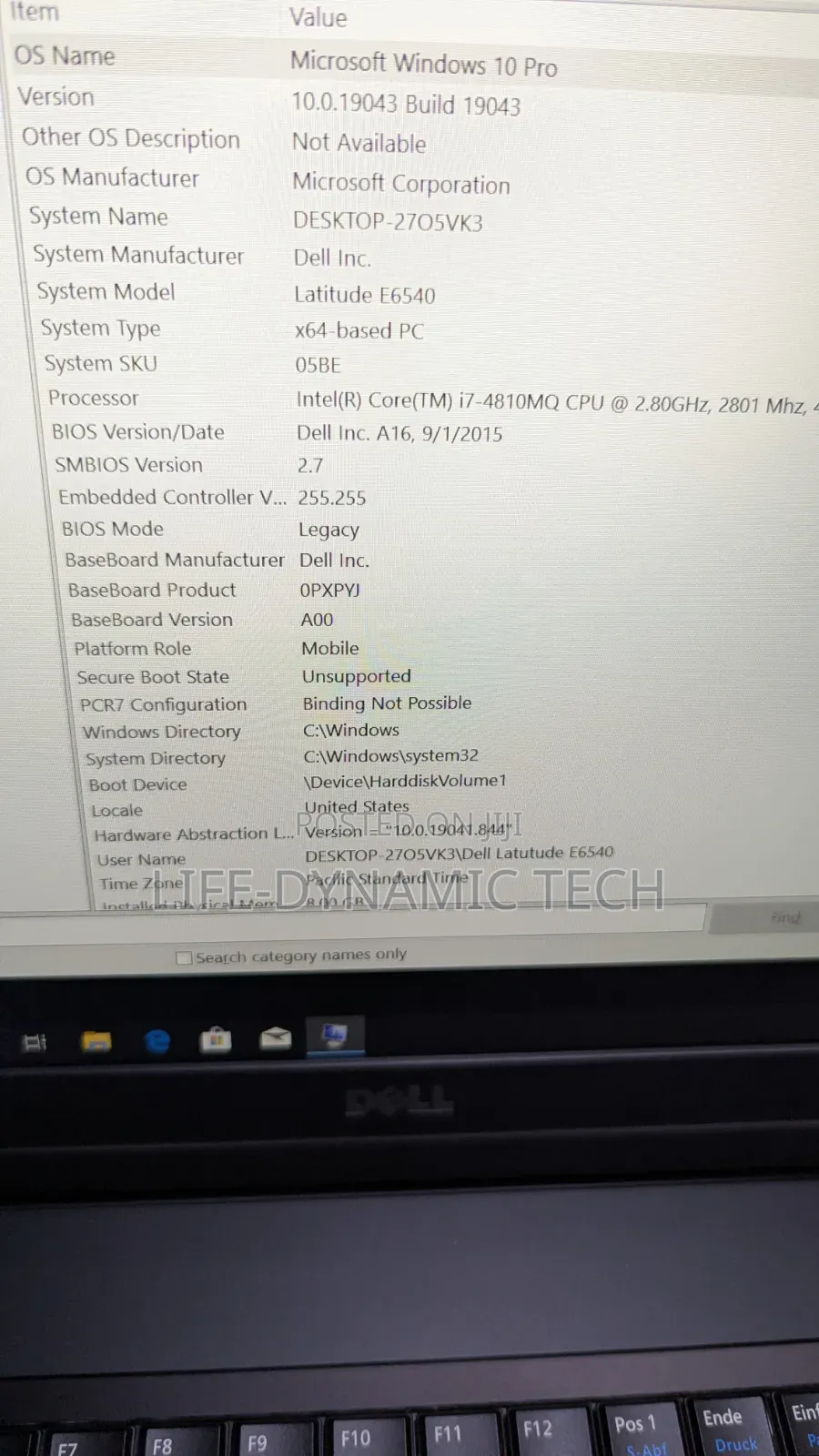 Laptop Dell Latitude E6540 8GB Intel Core i7 HDD 500GB