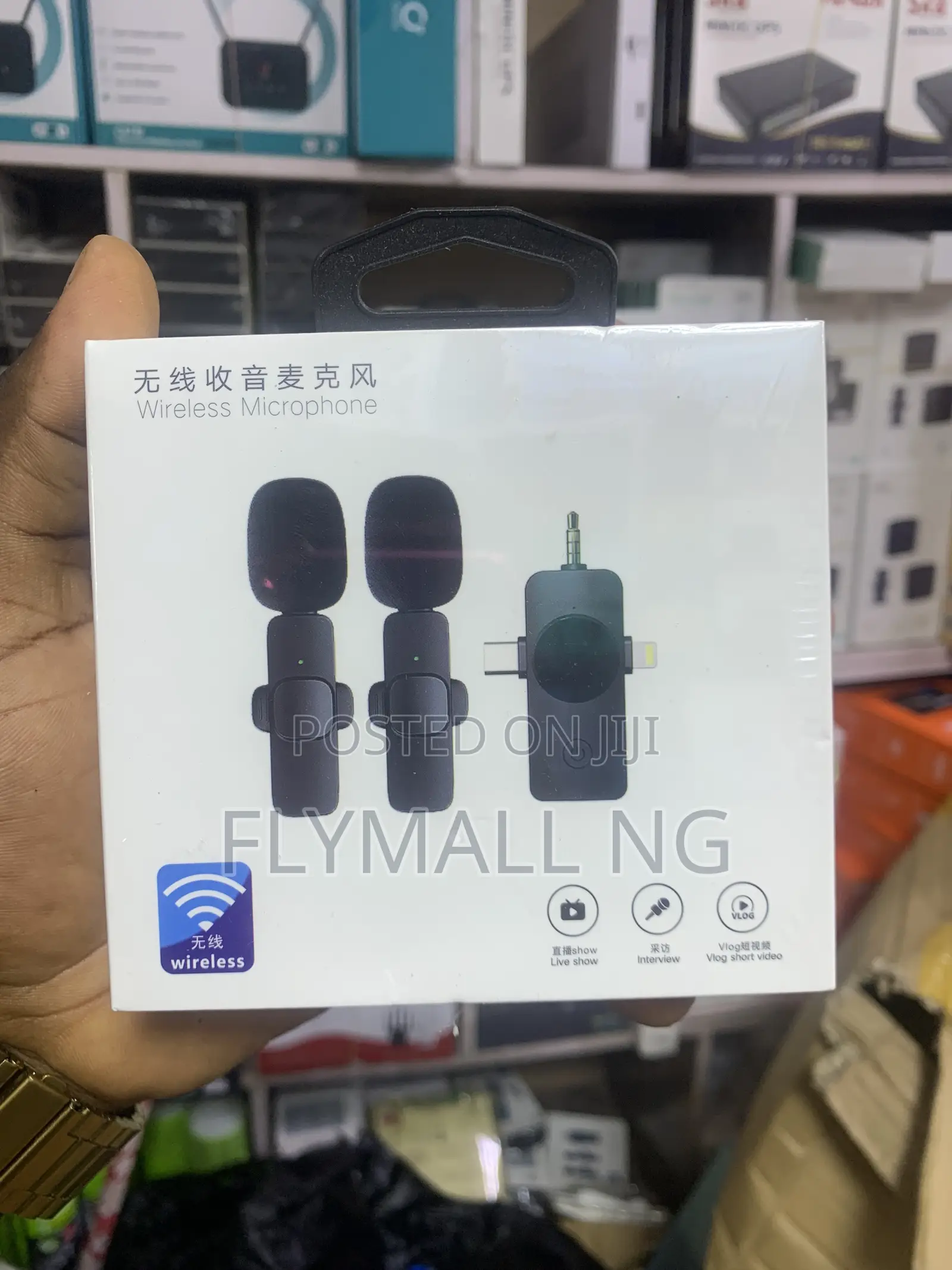  3-in-1 Dual Wireless Lavalier Microphone