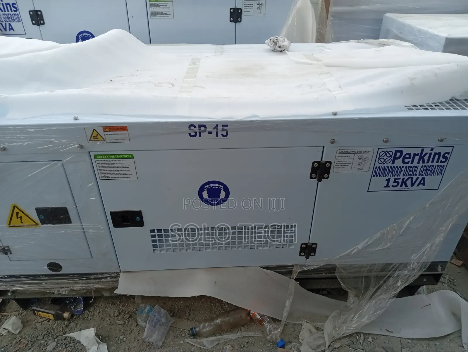 15 Kva Perkins Diesel Generator 100% Copper Coil
