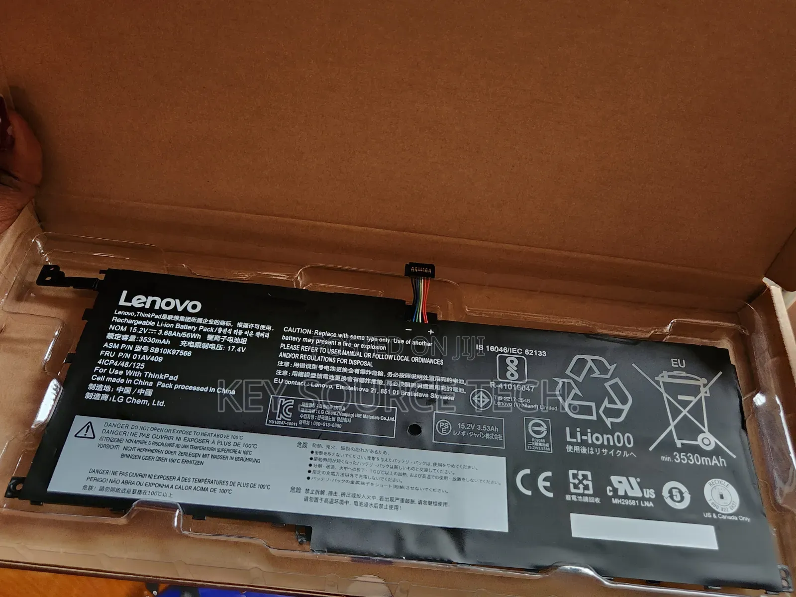 Lenovo Thinkpad X1 Carbon 4th Gen and X1 Yoga 1st Gen Laptop Battery