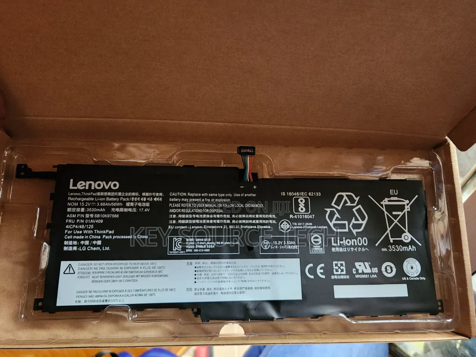 Lenovo Thinkpad X1 Carbon 4th Gen and X1 Yoga 1st Gen Laptop Battery