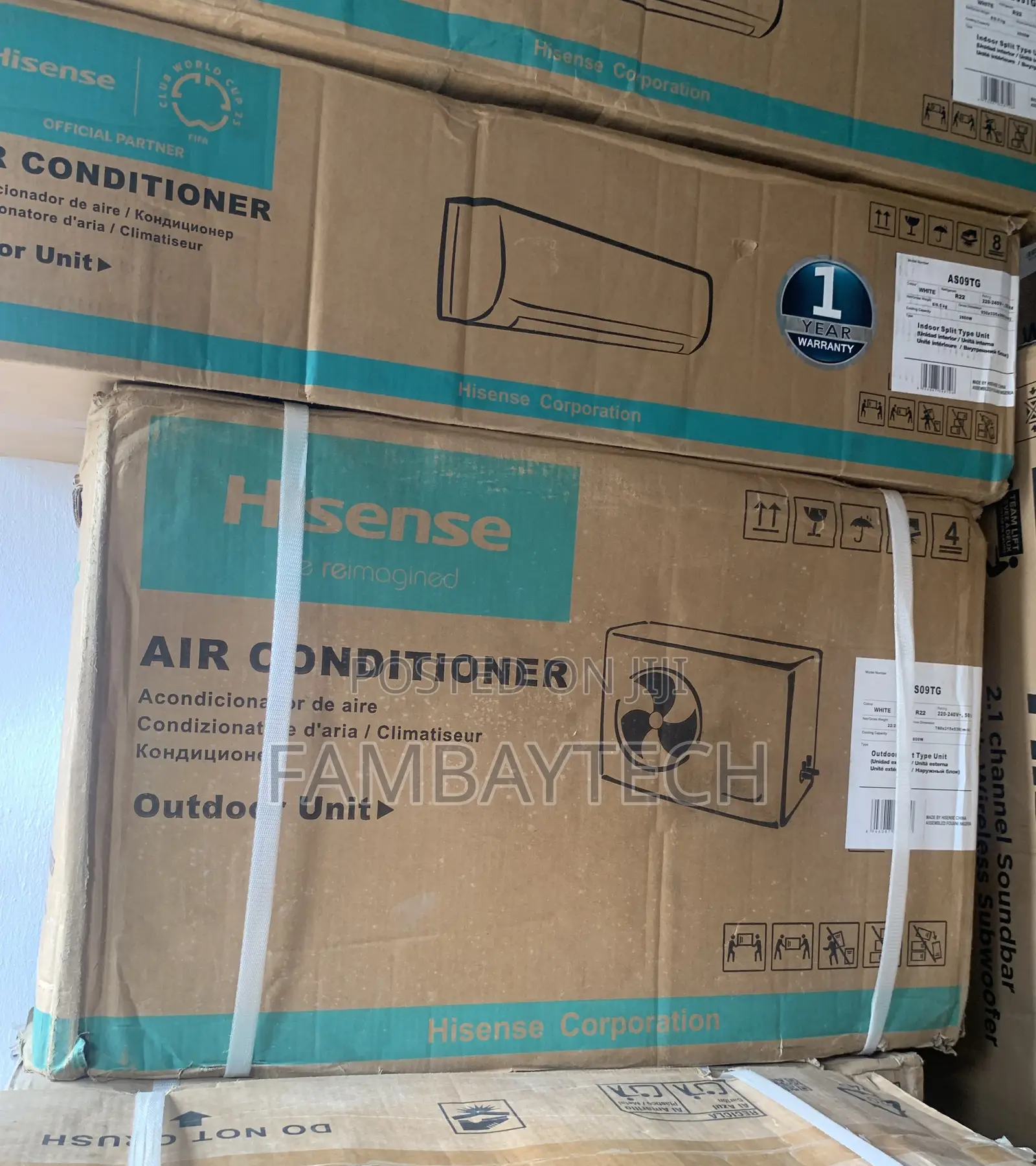 Hisense 1hp Non-Inverter Split Ac
