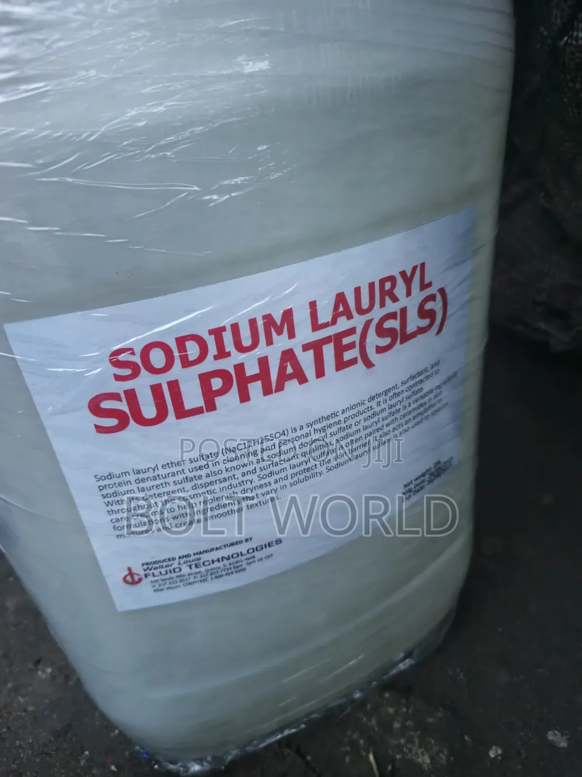 Sodium Lauryl Sulphate (Sls) 20l
