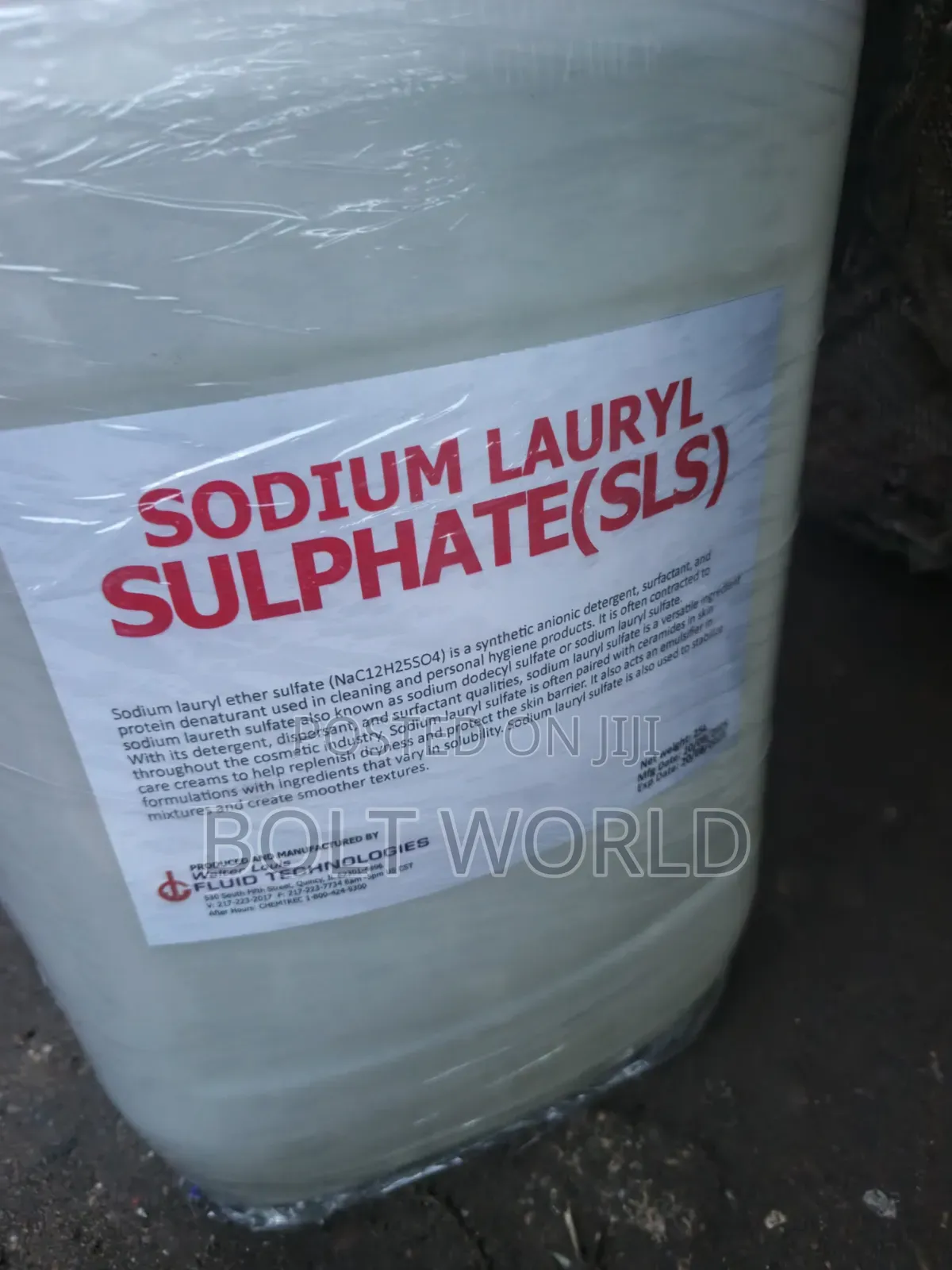 Sodium Lauryl Sulphate (Sls) 20l