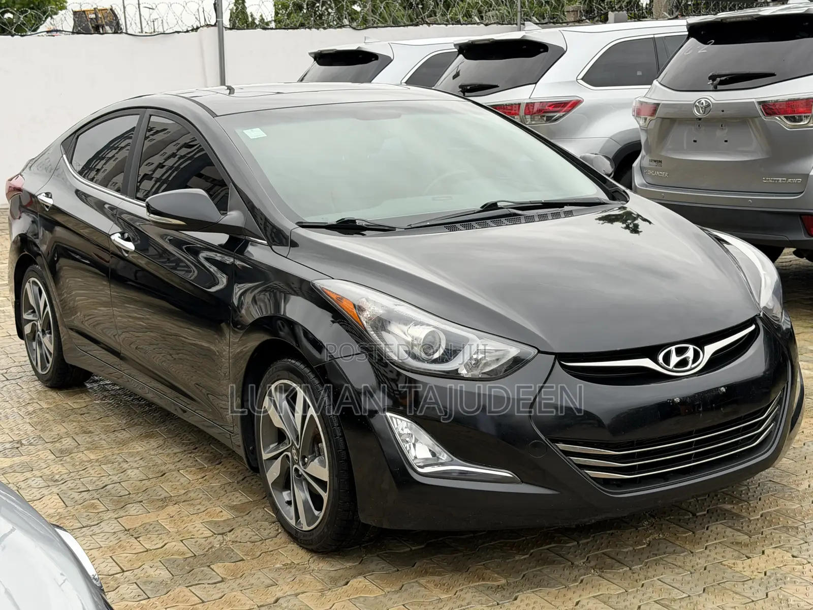 Hyundai Elantra Limited 4dr Sedan (1.8L 4cyl 6A) 2014 Black