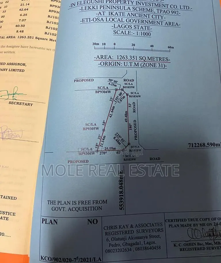 951sqm Joint Venture / Outright Nicon Town Estate Ikate Lagos