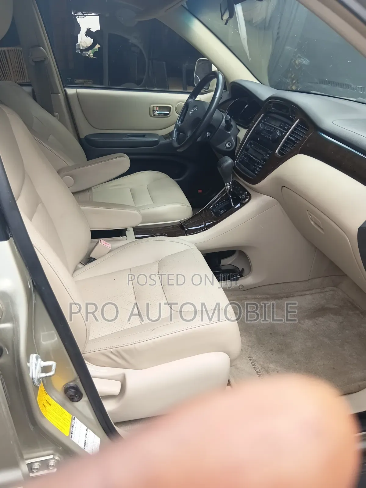 Toyota Highlander Limited V6 AWD 2003 Gold