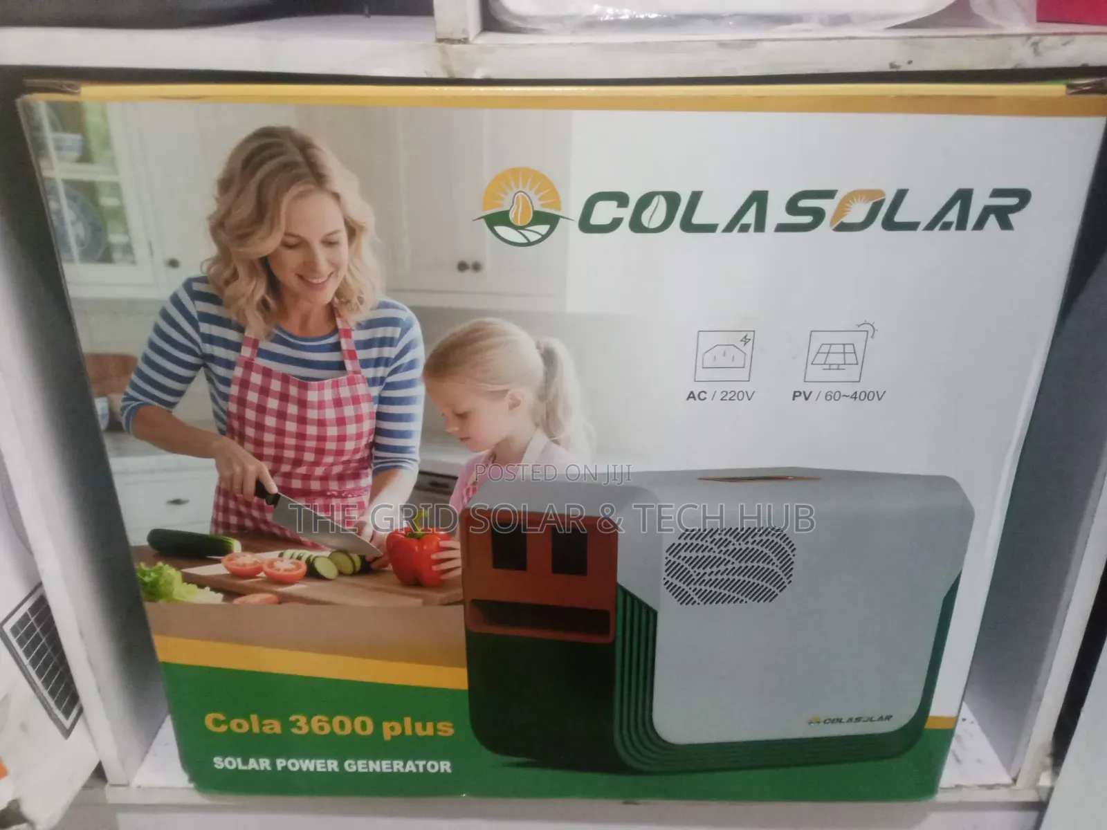 Brand New Cola 3600 Plus Solar Generator (3.6kwh / 2200w)