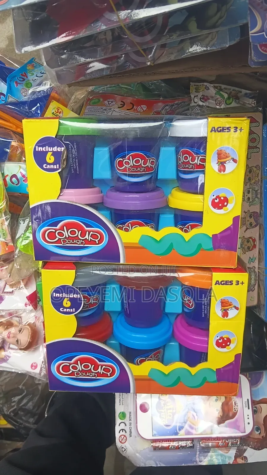 12 Cansplay Colour Dough