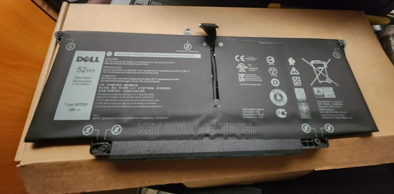 Dell Jht2h Battery For Dell Latitude 7310 7410 Latitude 7410 (Original