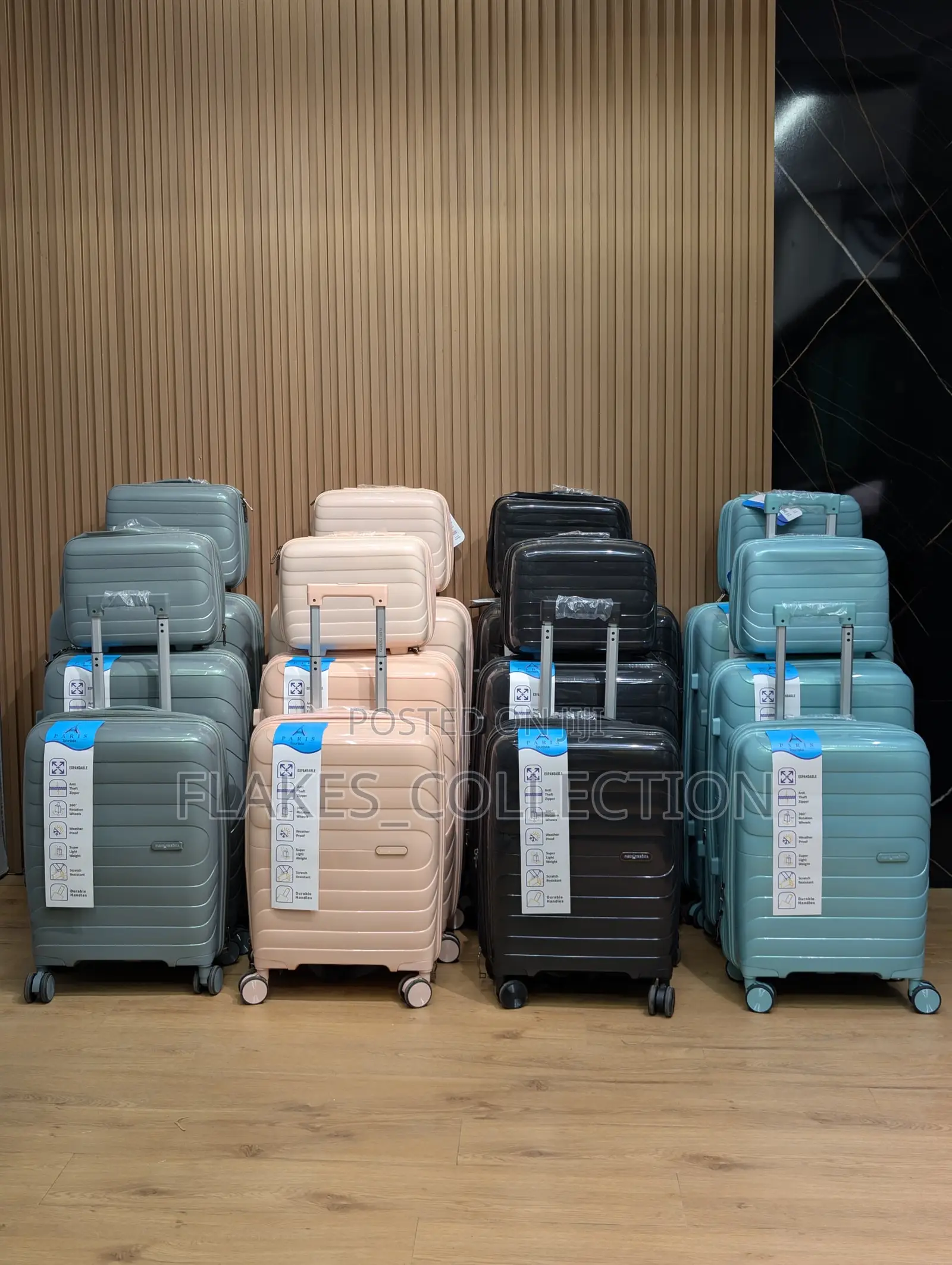 Set of of 5 Pp Luggage Box