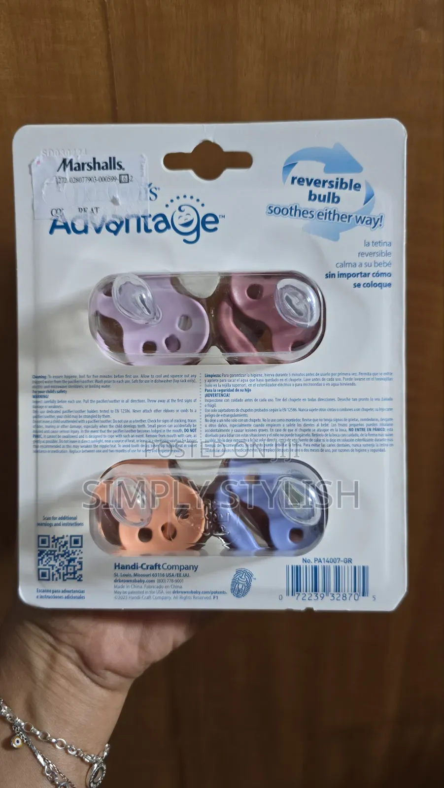 Dr Brown's Pacifier Day Night