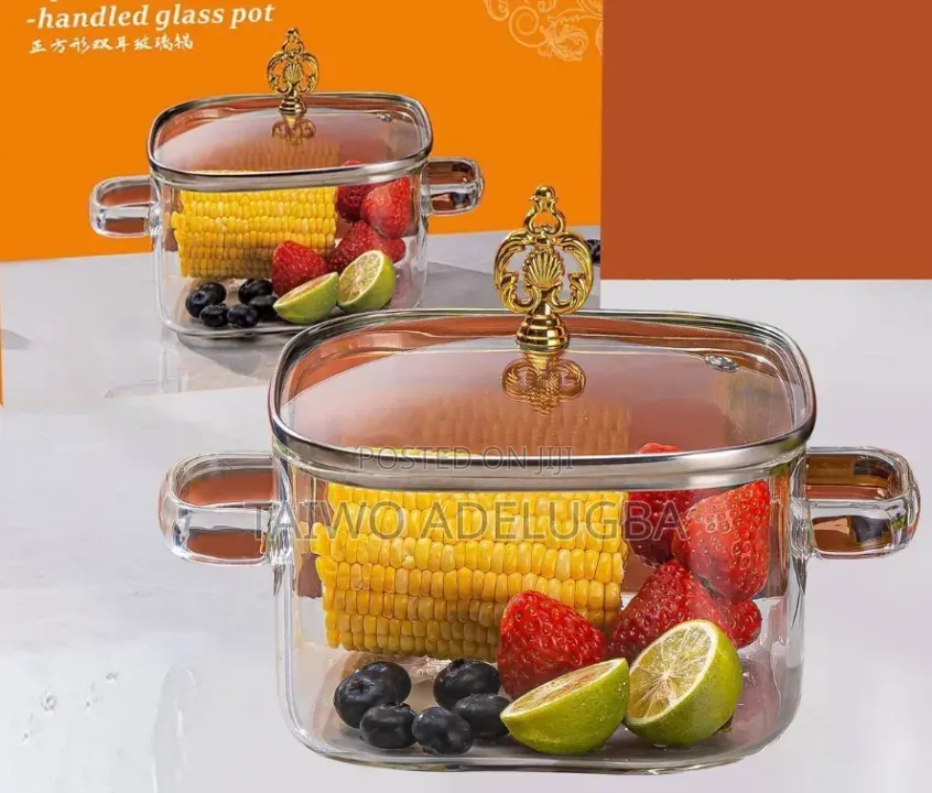 Borosilicate Glass Pot