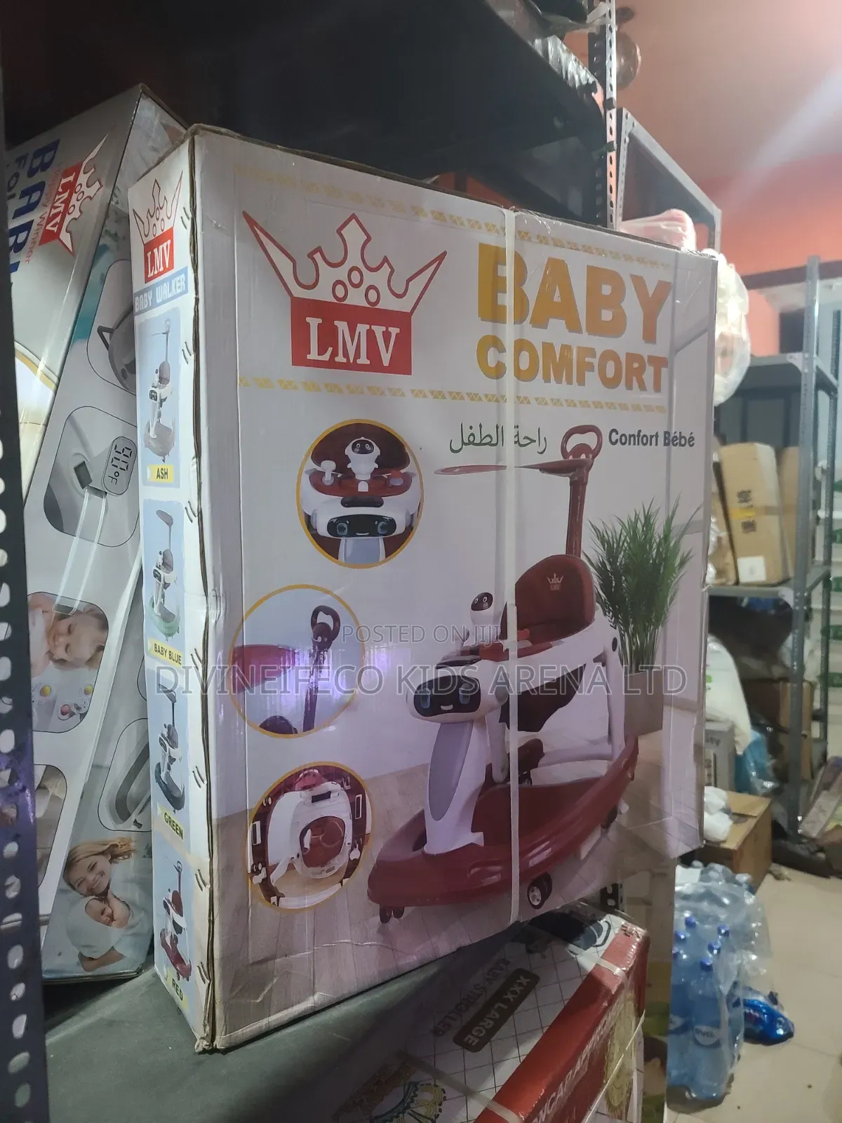 LMV Baby Comfort Walker With Canopy – 4-in-1 Activity Center