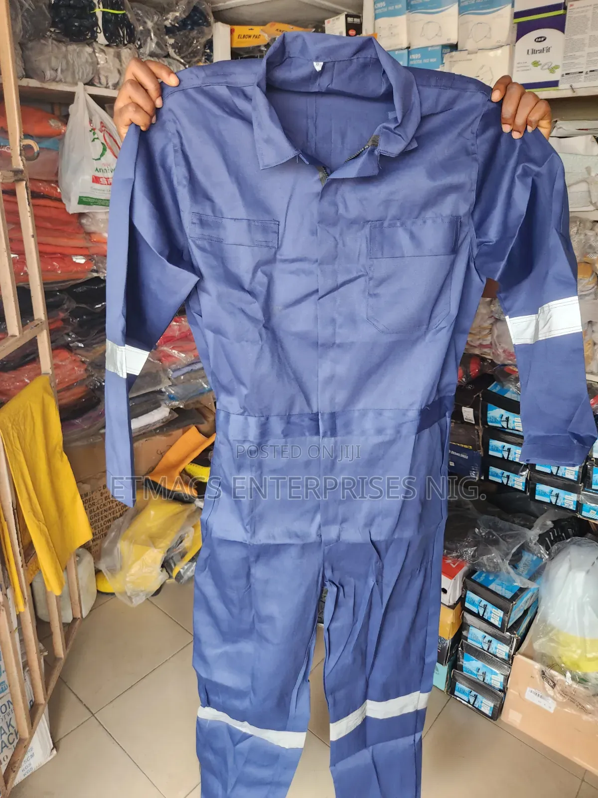 Navy Blue Coveral Non Fire