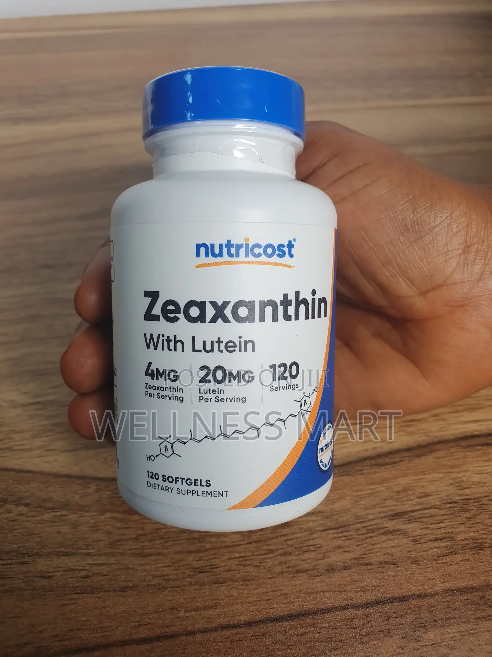 Nutricost Lutein Zeaxanthin 20mg - Blue Light Eye Defense