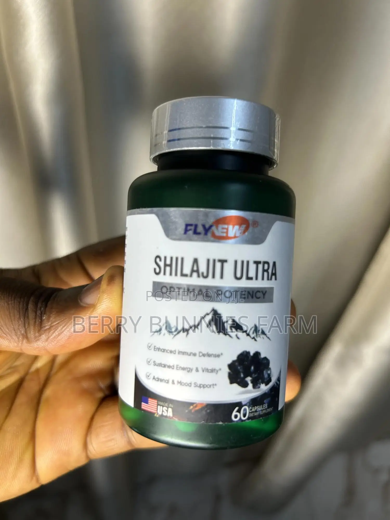 Shilajit for Men Women, Fulvic Acid L-Arginine, Himalayan 0 Capsules