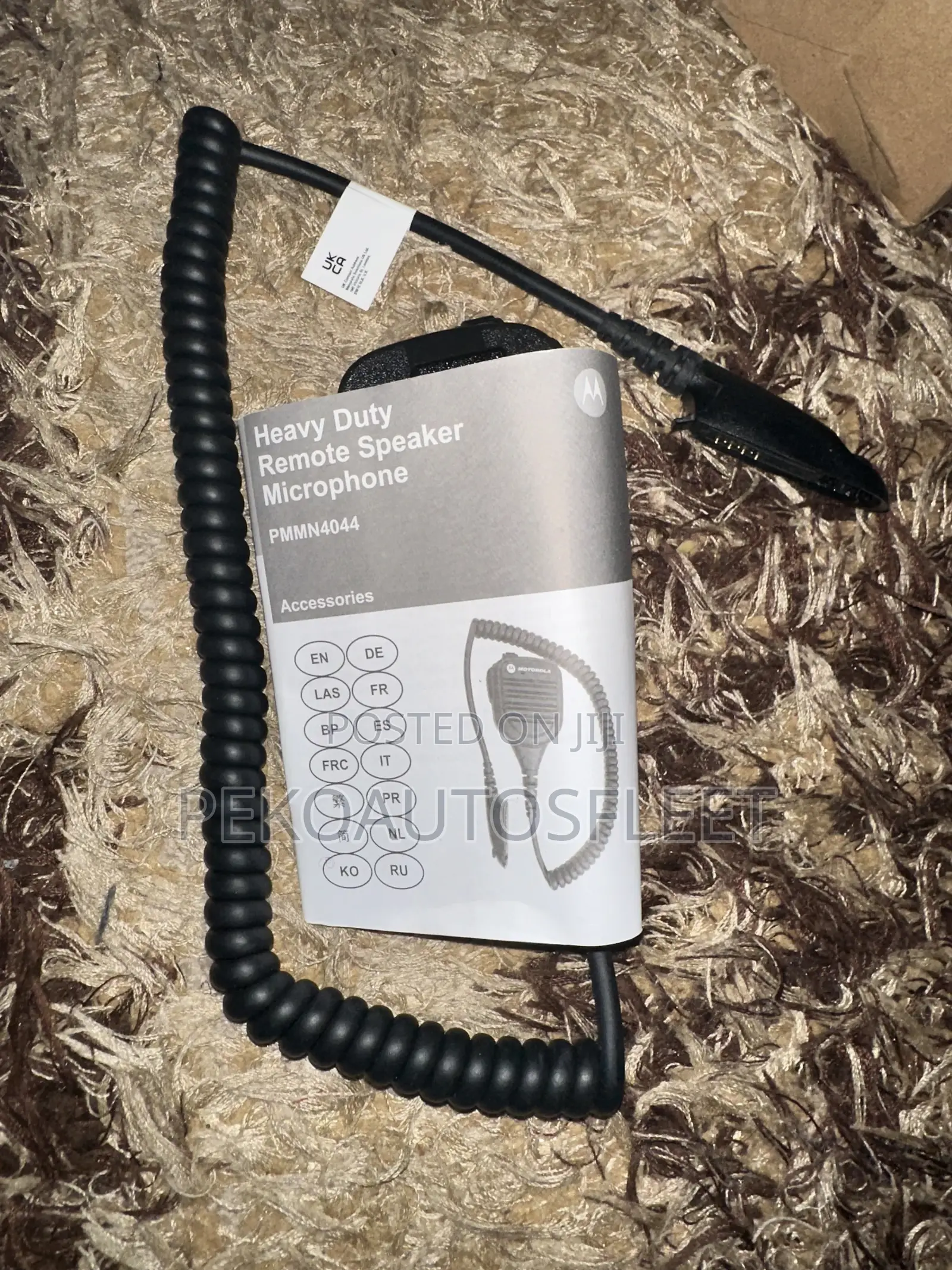 Heavy Duty Remote Speaker Microphone